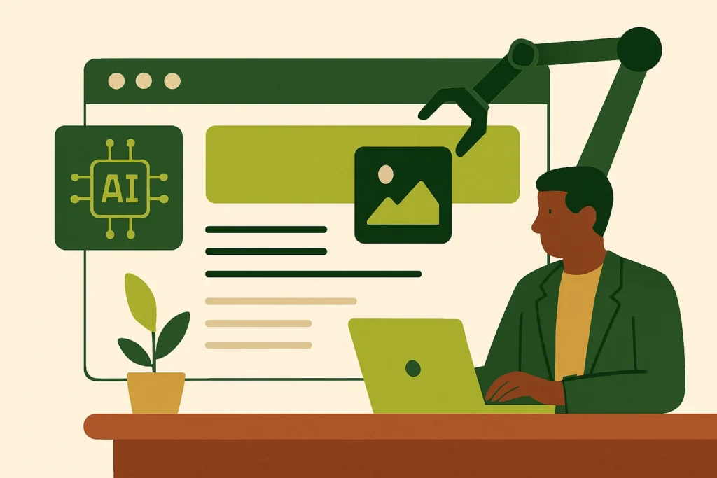 Diseño web con inteligencia artificial: cómo crear sitios premium y dinámicos para PyMEs