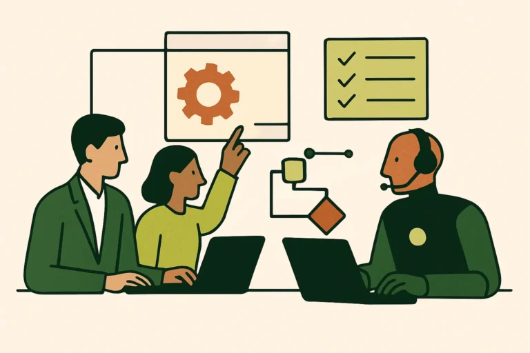Plataformas de colaboración humano-IA: equipos y automatización eficaz