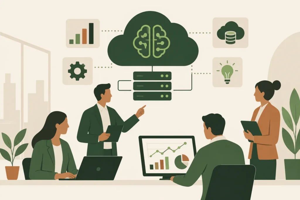 Sistemas en la nube con IA para empresas: Ejemplos y consejos clave